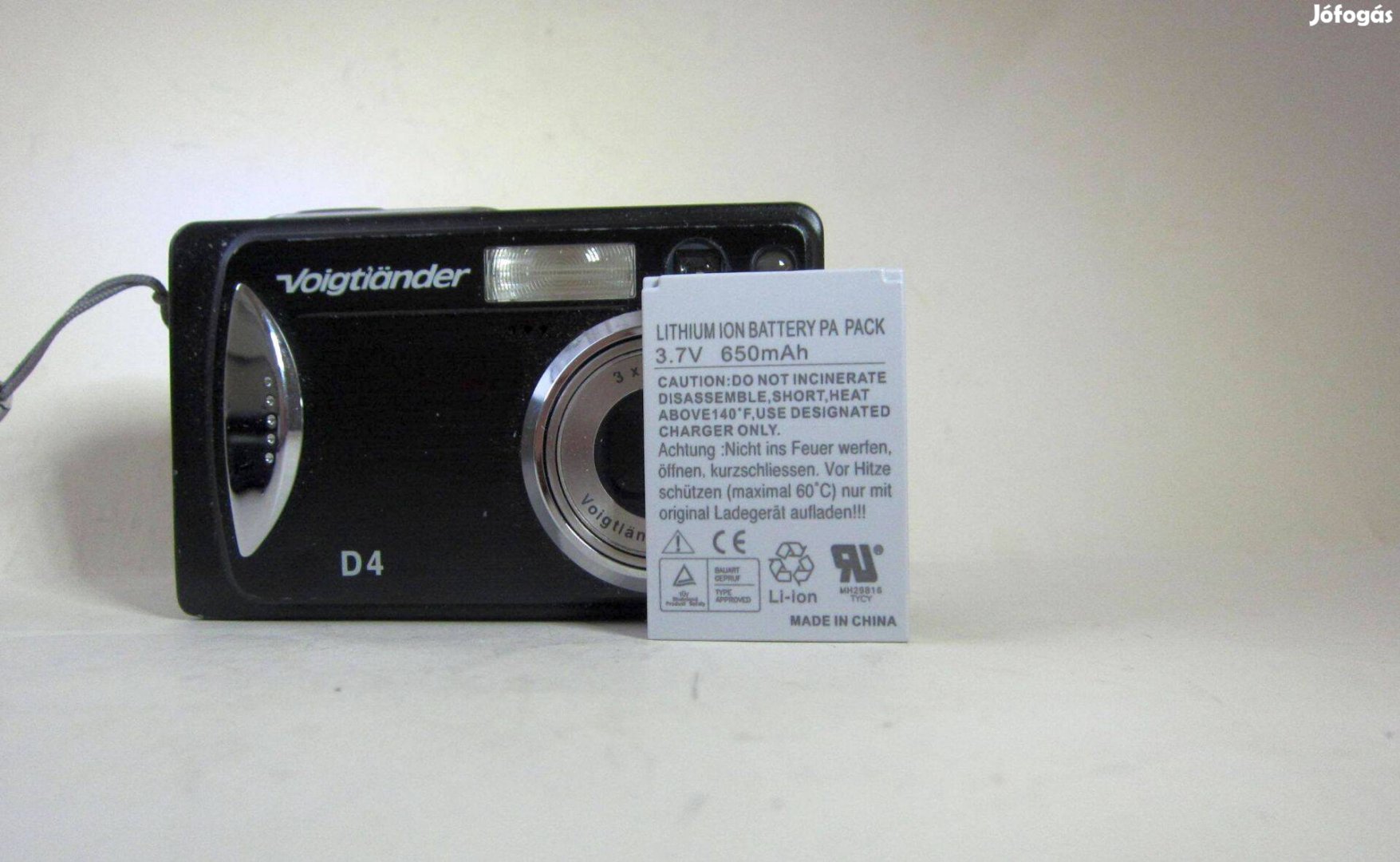 Voigtlander fényképezőgép akkumulátor