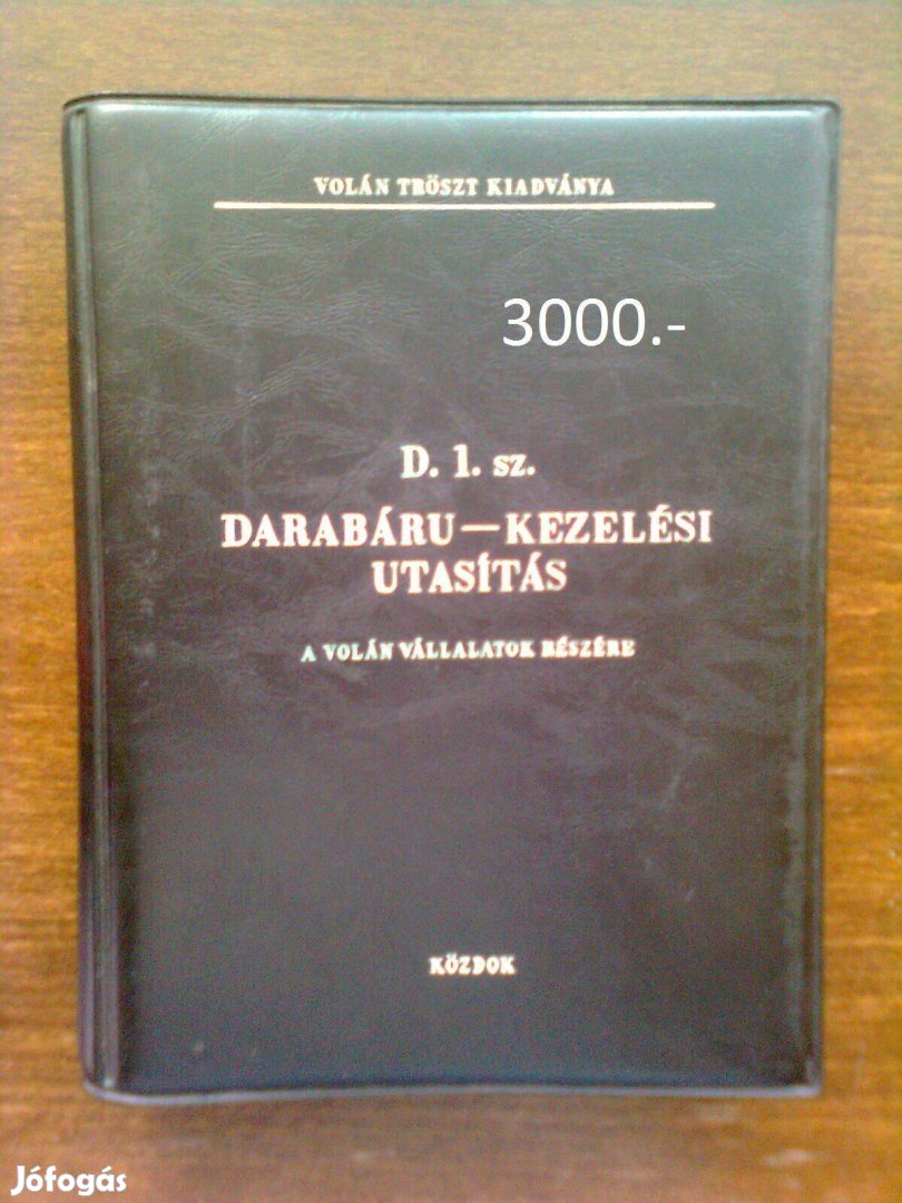 Volán Tröszt Darabáru - kezelési utasítás