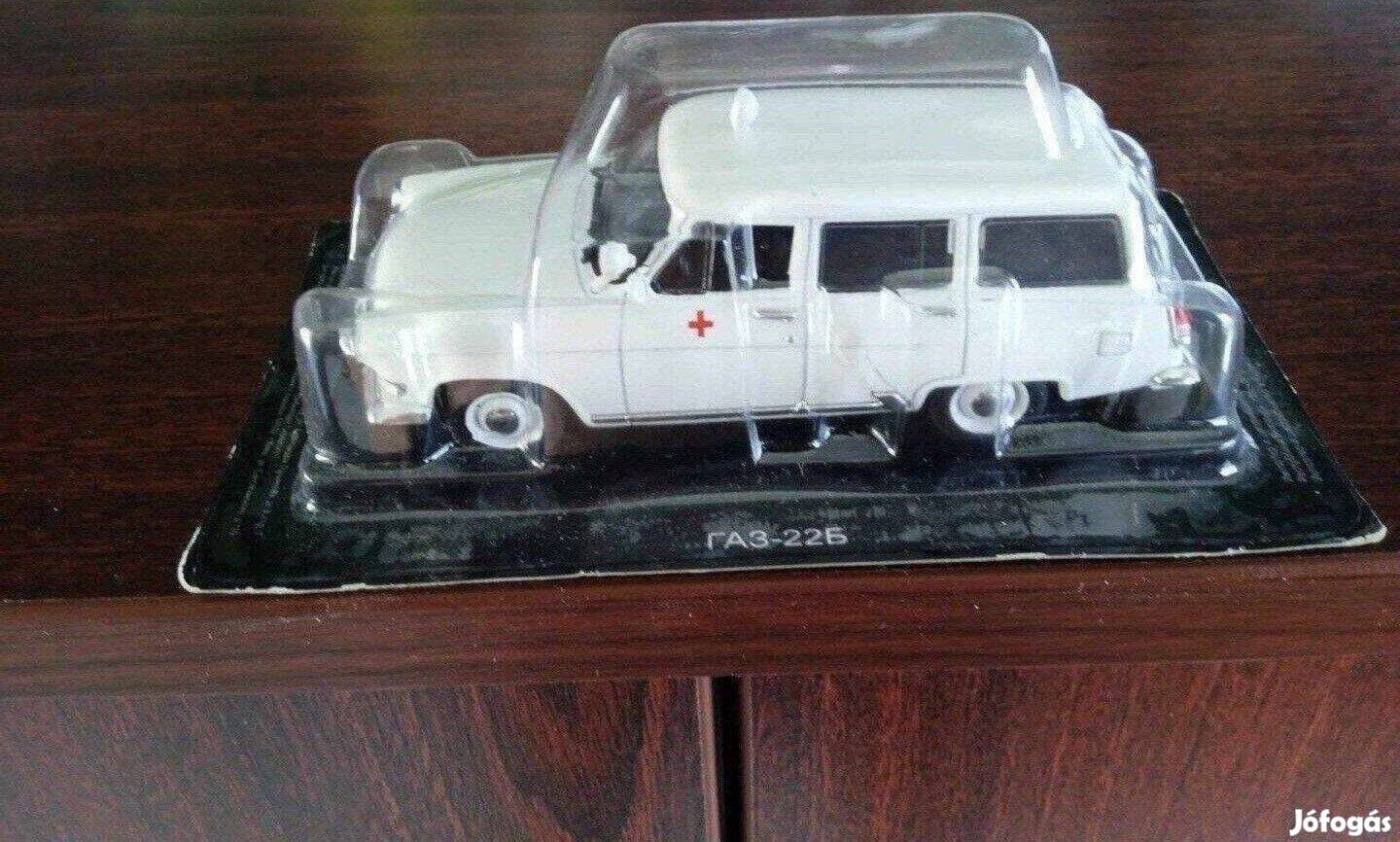 Volga GAZ 22B "mentö" kisauto modell 1/43 Eladó