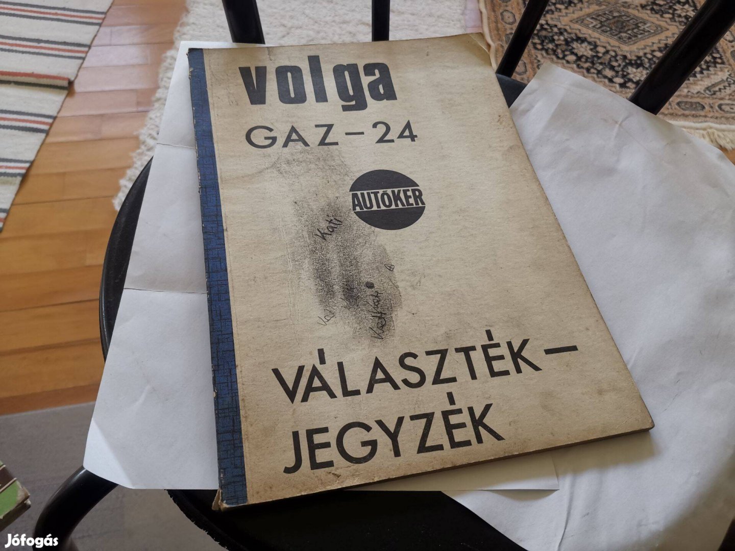 Volga GAZ-24 AUTÓKER választékjegyzék - alkatrészjegyzék ábrák nélkül