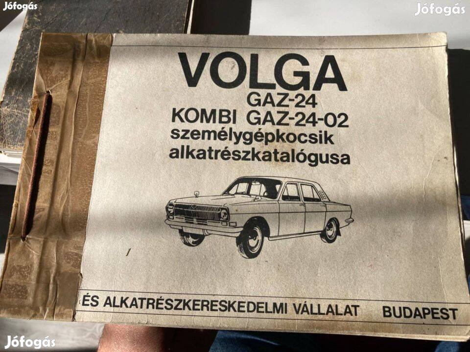Volga M24 GAZ 24 és 24-02 kombi alkatrészkatalógus