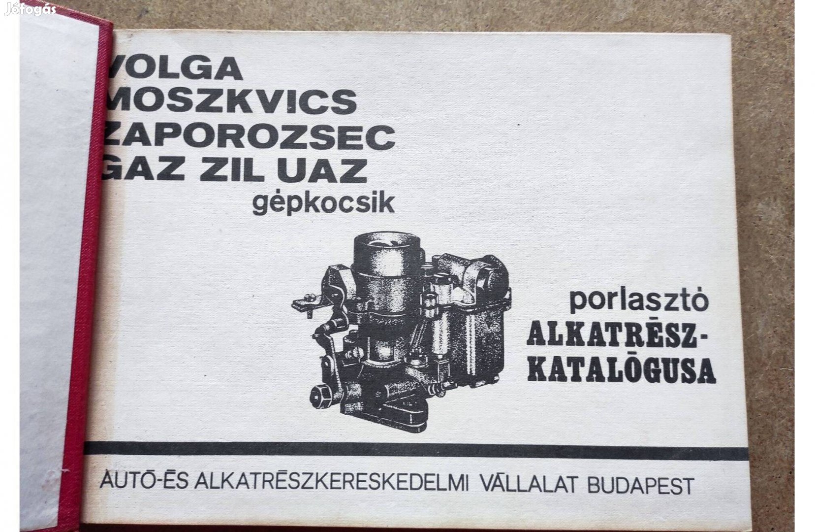 Volga, Gaz, Uaz, Zil, Moszkvics, porlasztó alkatrészkatalógus