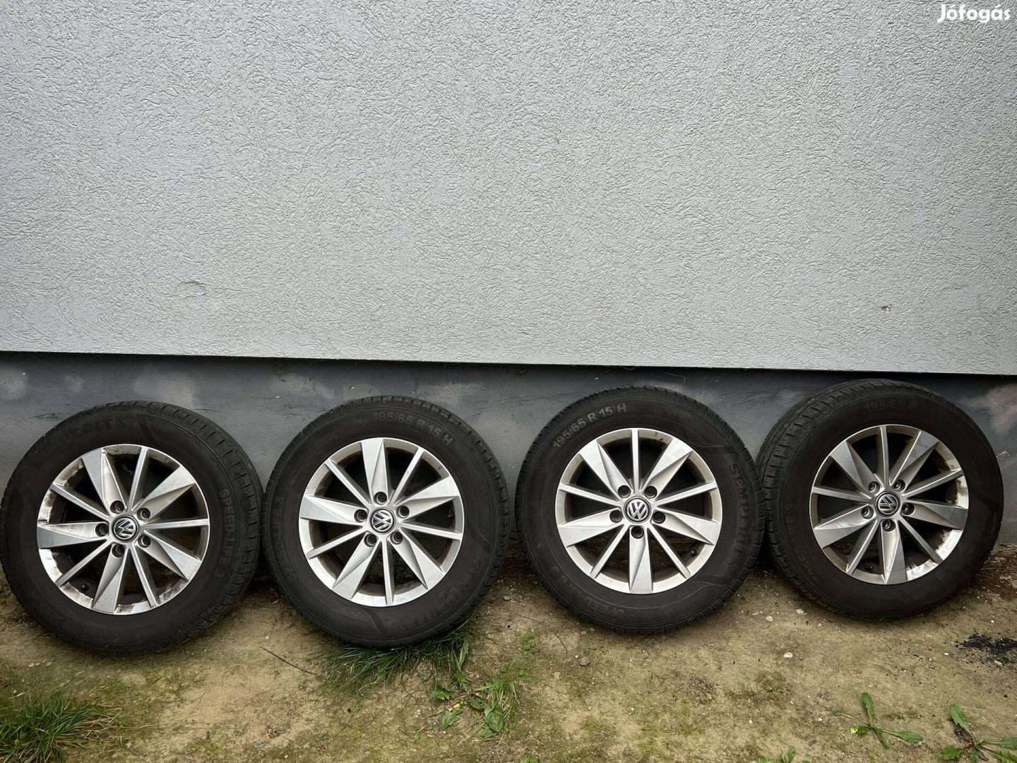 Volkswagen 15" felni garnitúra,újszerű nyári gumival! 