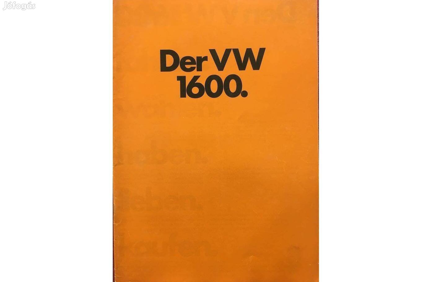 Volkswagen 1600 '72 prospektus