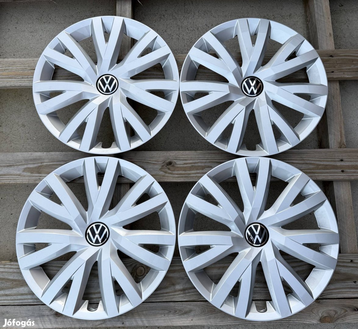 Volkswagen 16 coll gyári újszerű dísztárcsa szett VW 