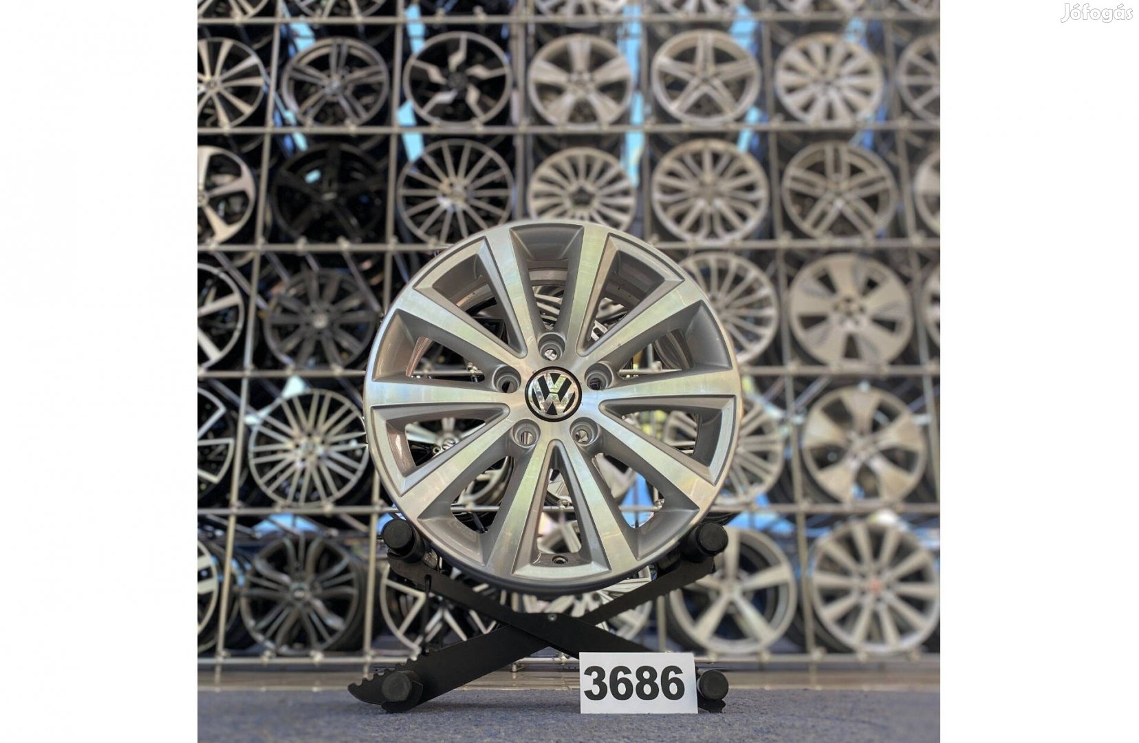 Volkswagen 16 gyári alufelni felni, 5x112, Golf Caddy Jetta (3686)