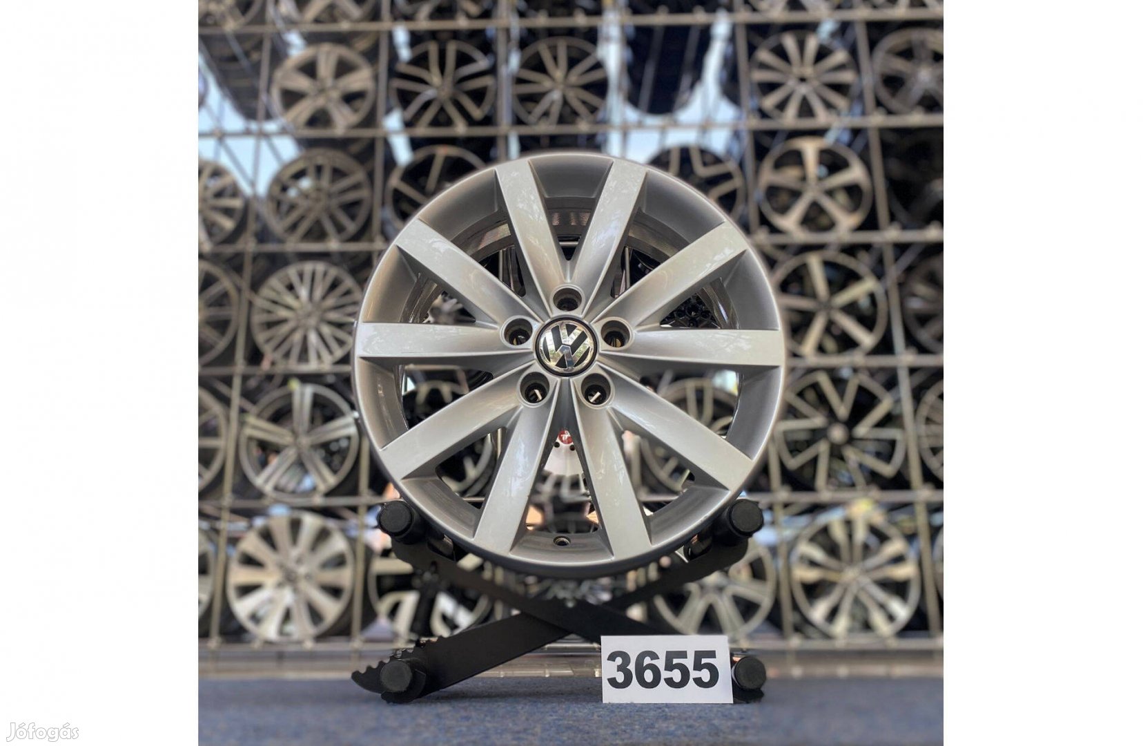 Volkswagen 17 gyári alufelni felni, 5x112, Golf Caddy Touran (3655)