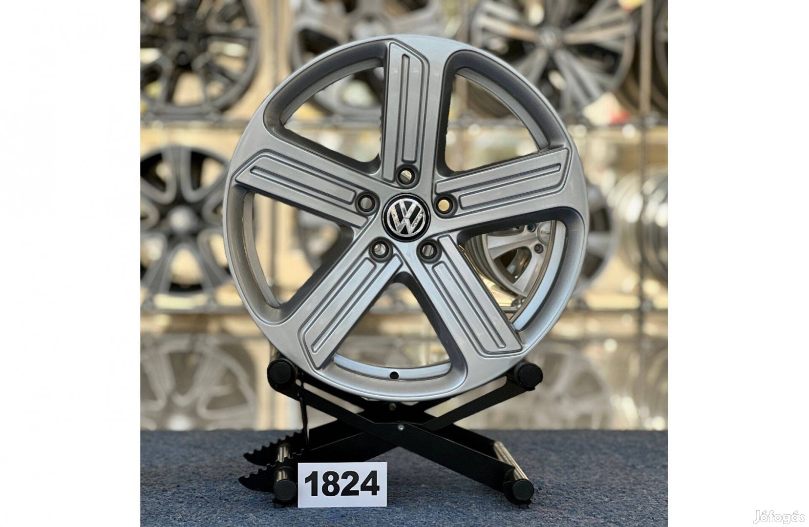 Volkswagen 18 gyári alufelni felni, 5x112, VW Golf Caddy Touran (1824)