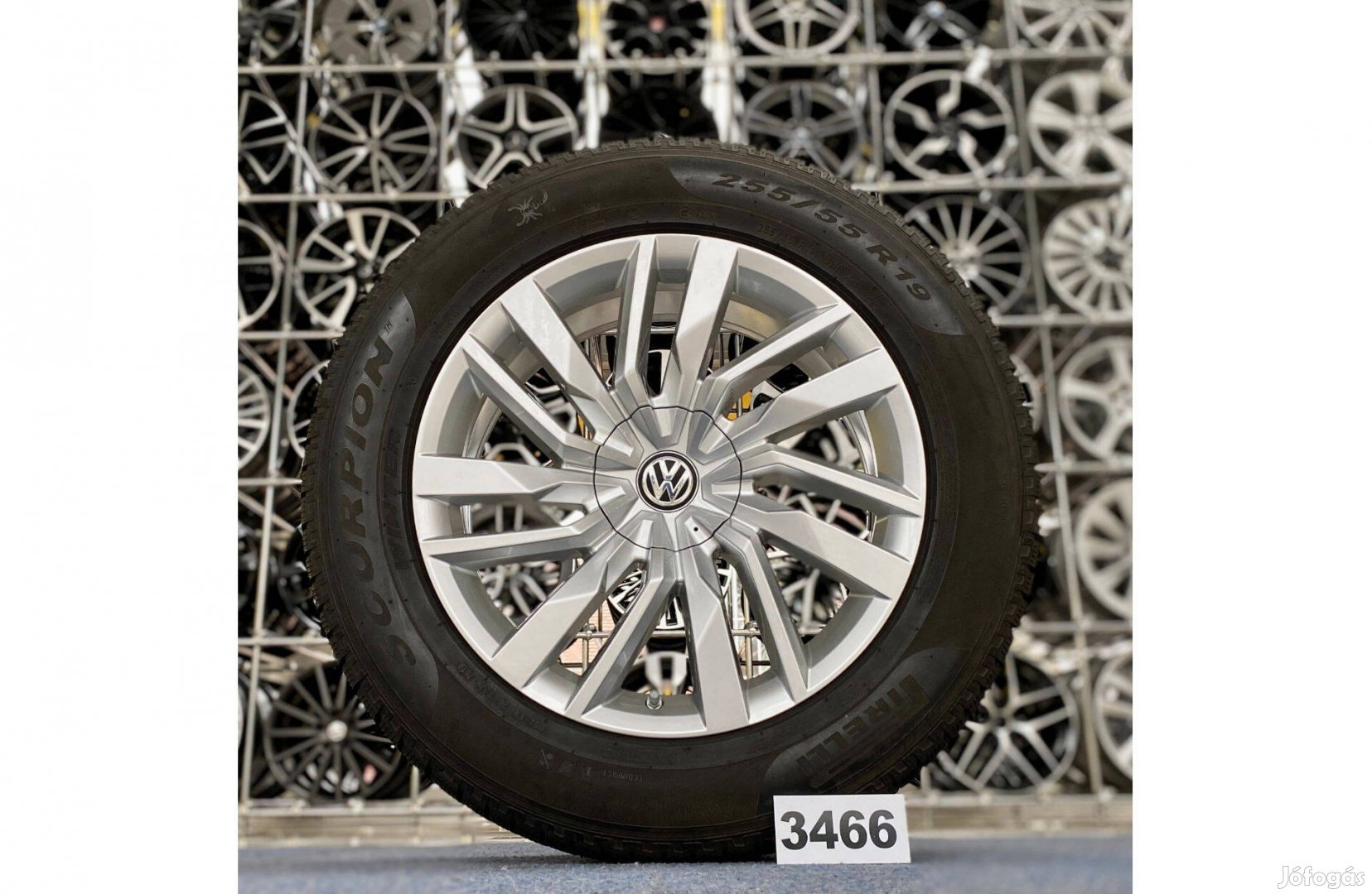 Volkswagen 19 gyári alufelni felni, 5x112, 255/55 gumi, Touareg (3466)