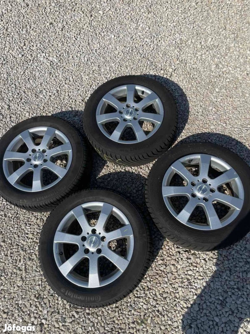 Volkswagen 5x112 Alutec alufelni, 205/55 R16 Continental téli gumi