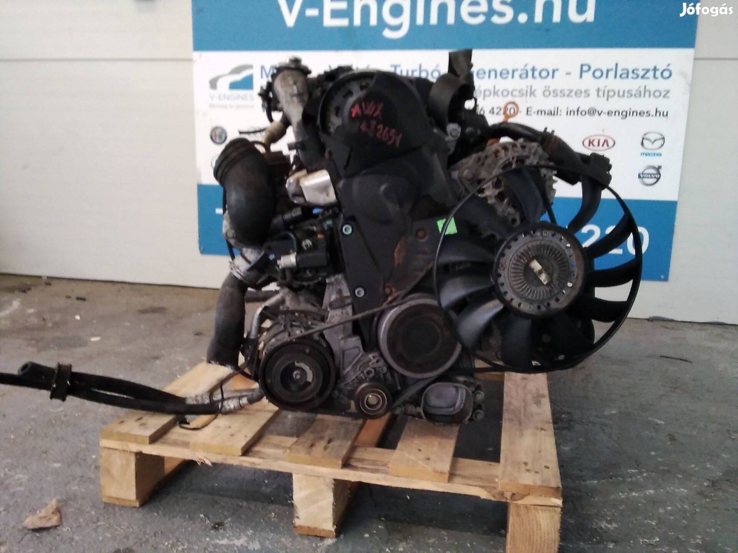 Volkswagen AWX 1,9 PDTDI bontott motor,