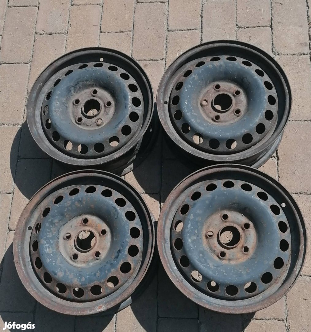 Volkswagen Audi Seat Skoda 15" lemezfelni felni acélfelni 5x112 6Jx15