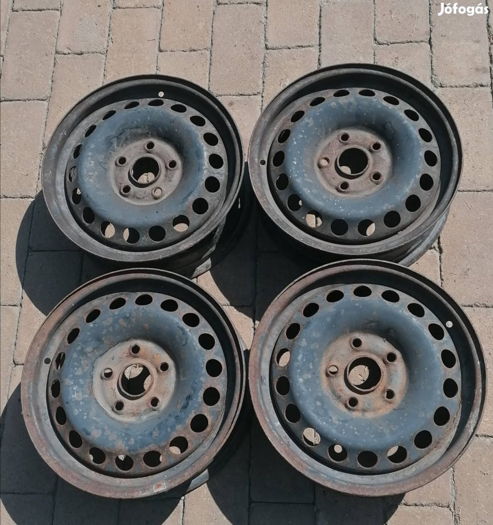 Volkswagen Audi Seat Skoda 15" lemezfelni felni acélfelni 5x112 6Jx15