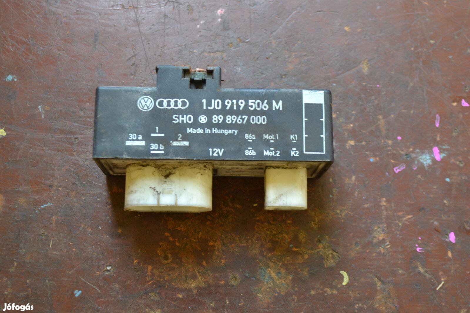 Volkswagen Audi Seat Skoda hűtőventilátor relé! 1J0919506 M, 898967000