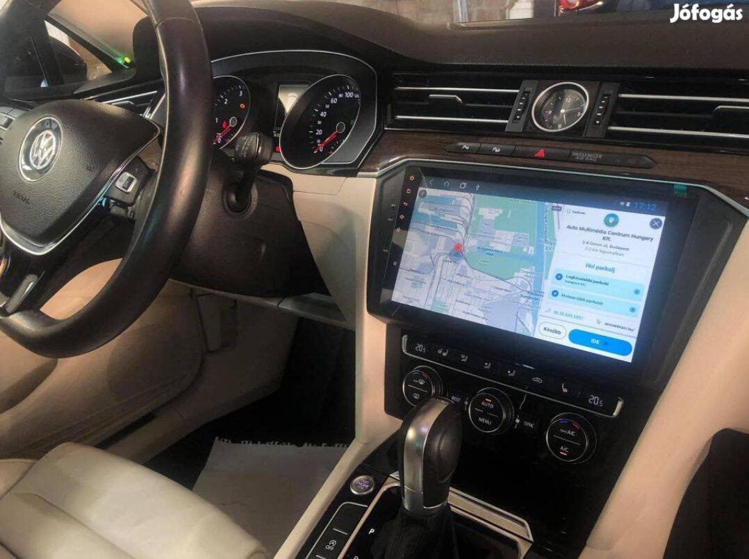 Volkswagen B8 Carplay Multimédia Android GPS Rádió Tolatókamerával!