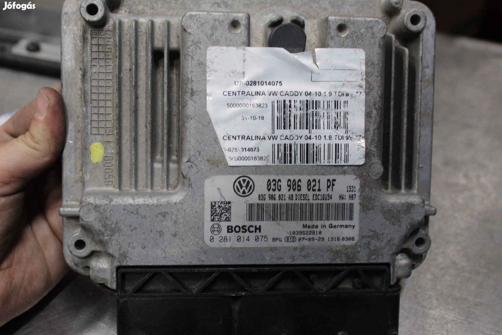 Volkswagen Caddy 2004-2010 1.9TDI motorvezérlő BLS 03G906021PF