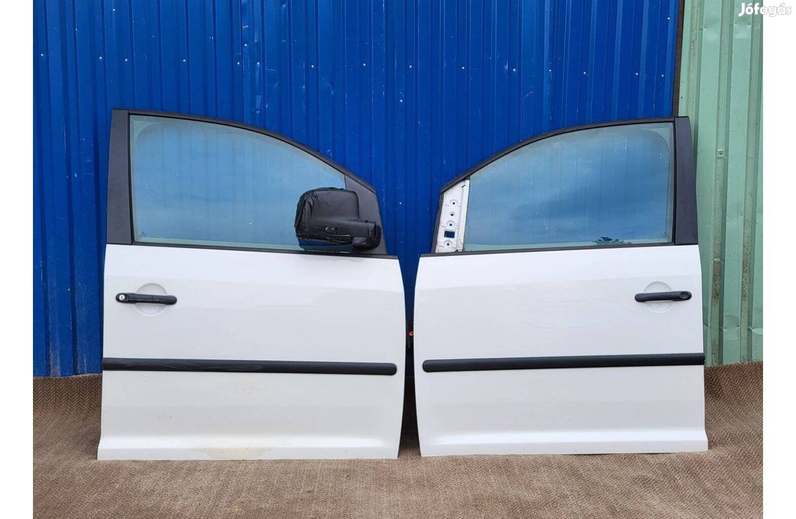 Volkswagen Caddy jobb első ajtó fehér színben