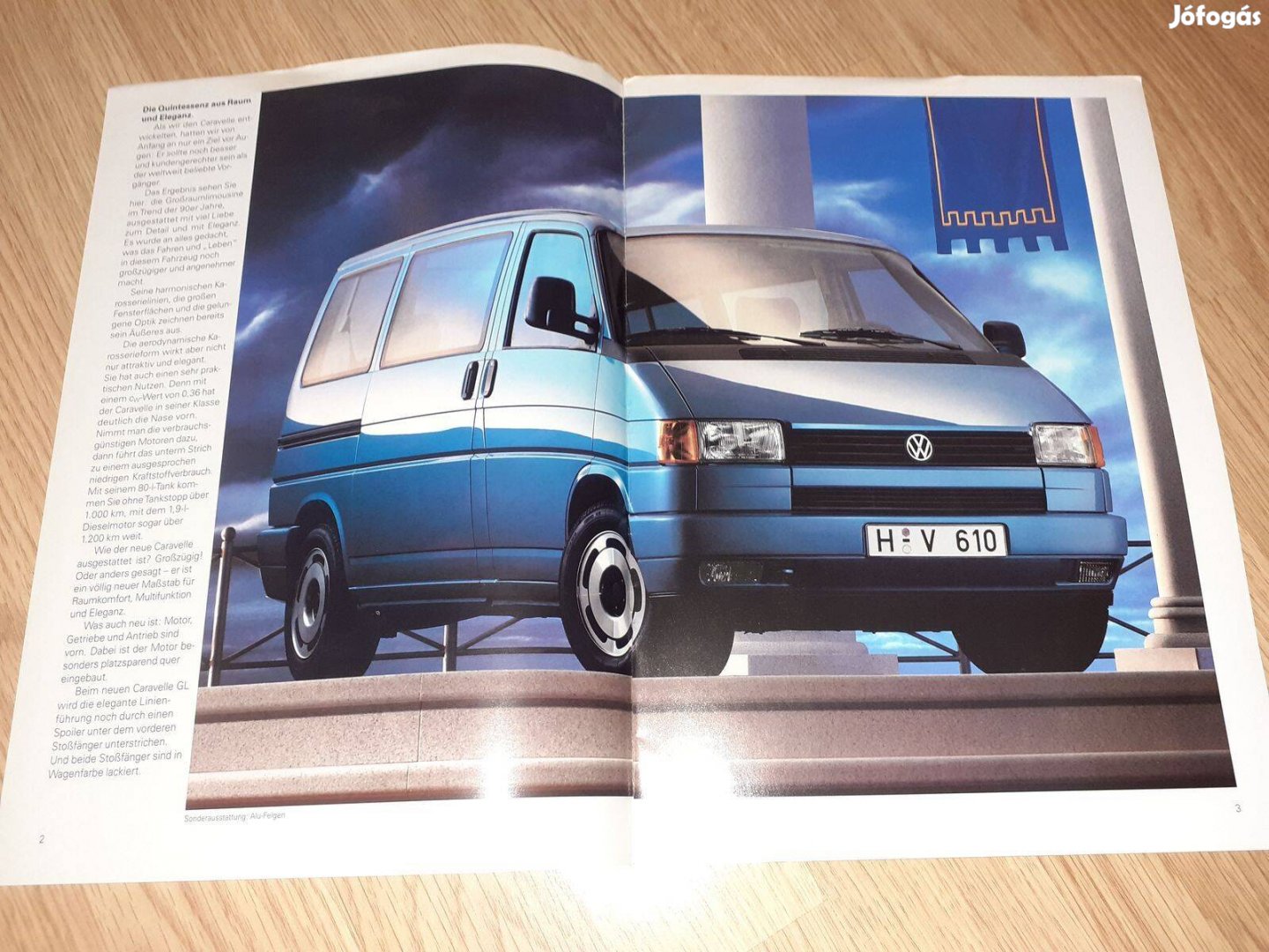 Volkswagen Caravelle prospektus - 1990, német nyelvű