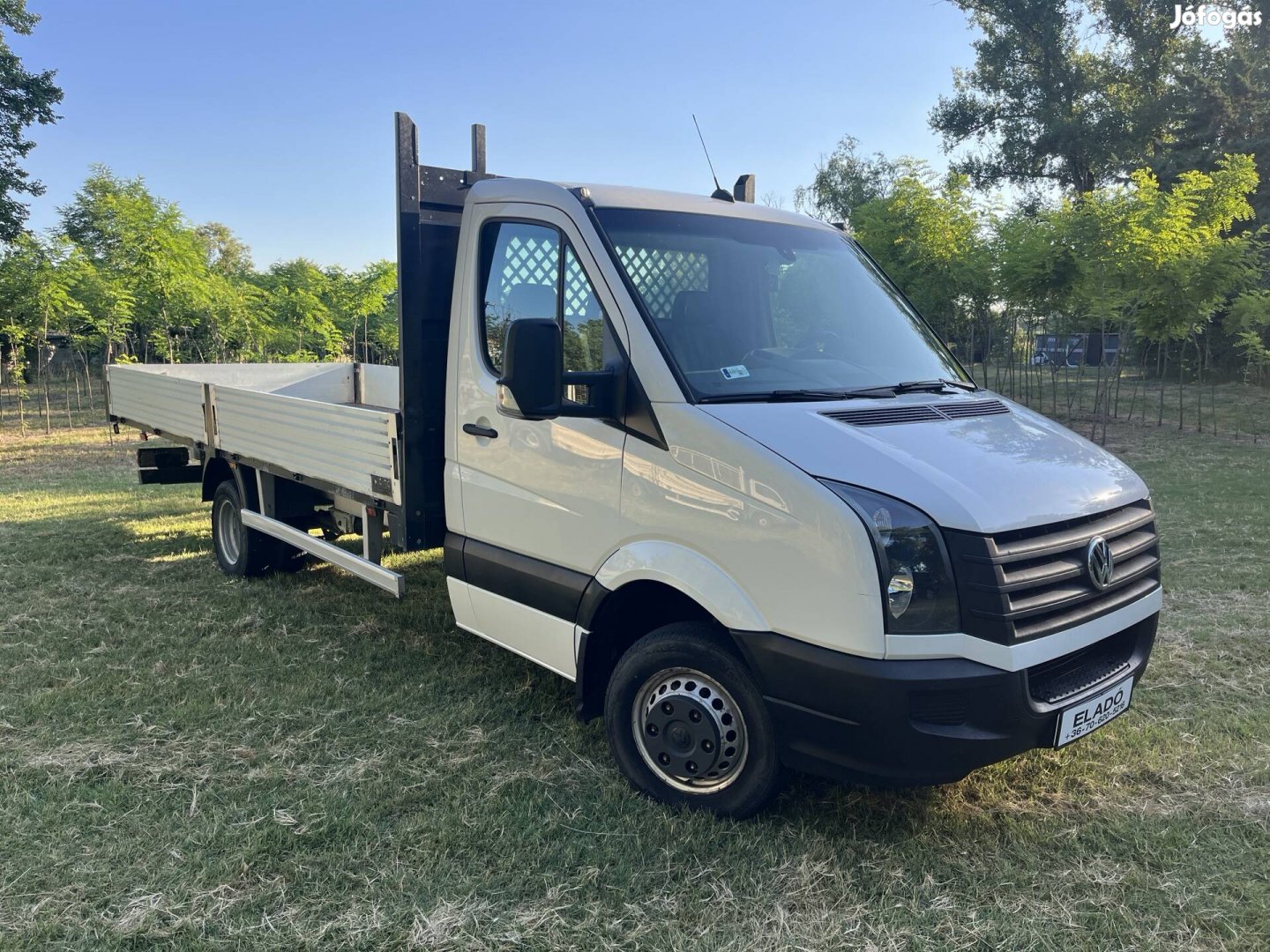 Volkswagen Crafter 2.0 CR TDI 5,2 X 2,2 plató, klíma, navi, duplakerék