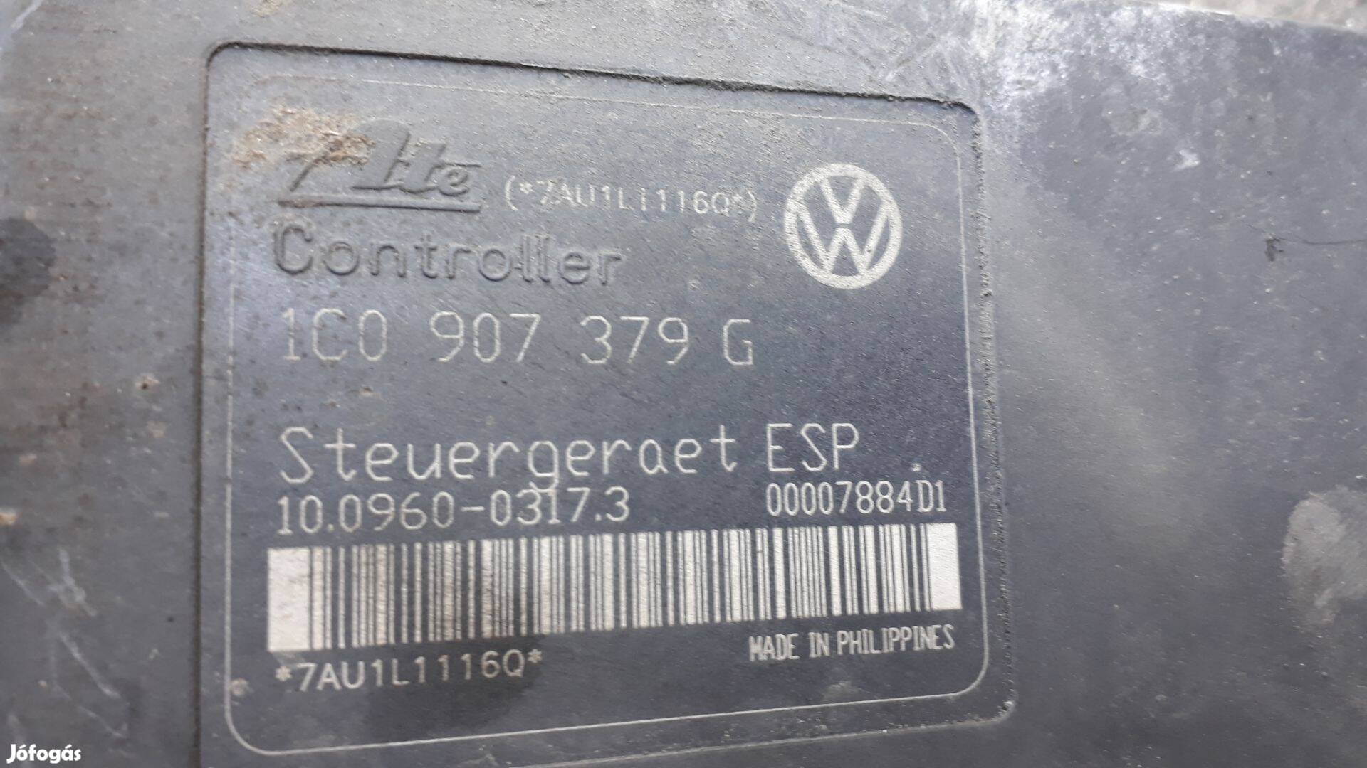 Volkswagen Golf 4 bora abs kocka vezérlő 1C0907379G