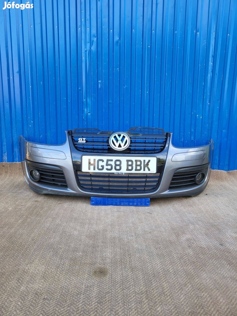 Volkswagen Golf 5 V GT gyári 1K0807221C első lökhárító sérülésmentes