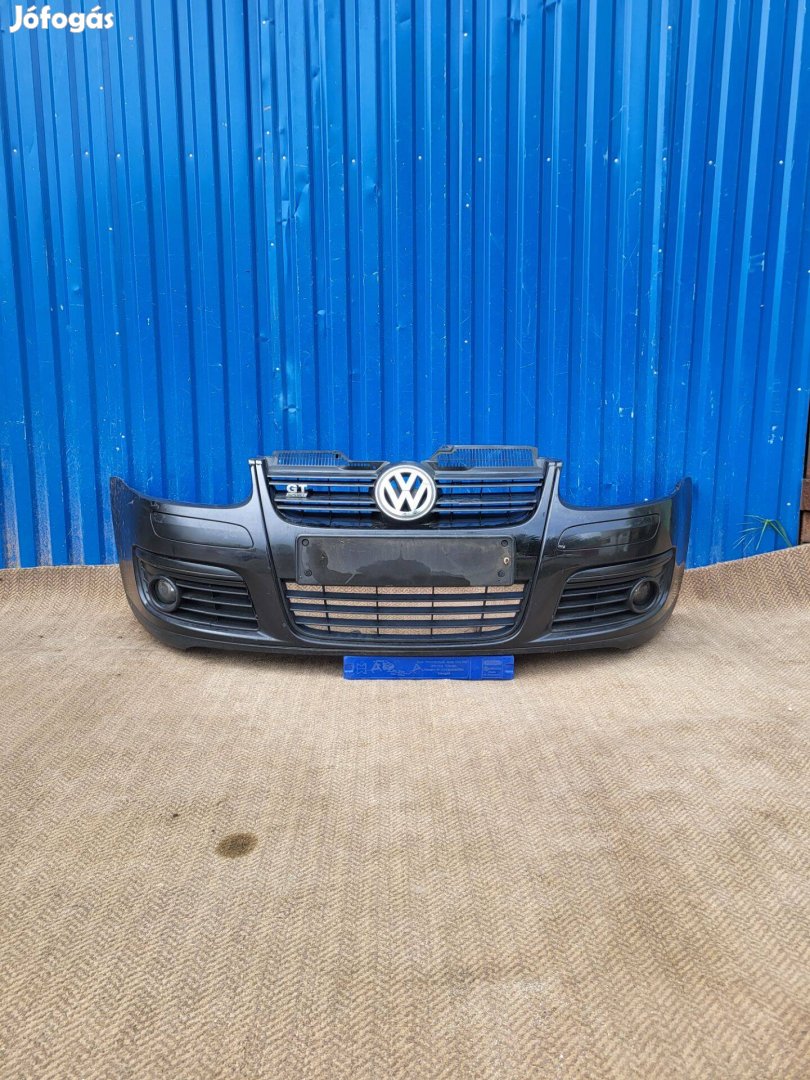 Volkswagen Golf 5 V gyári 1K0807221C első lökhárító fekete