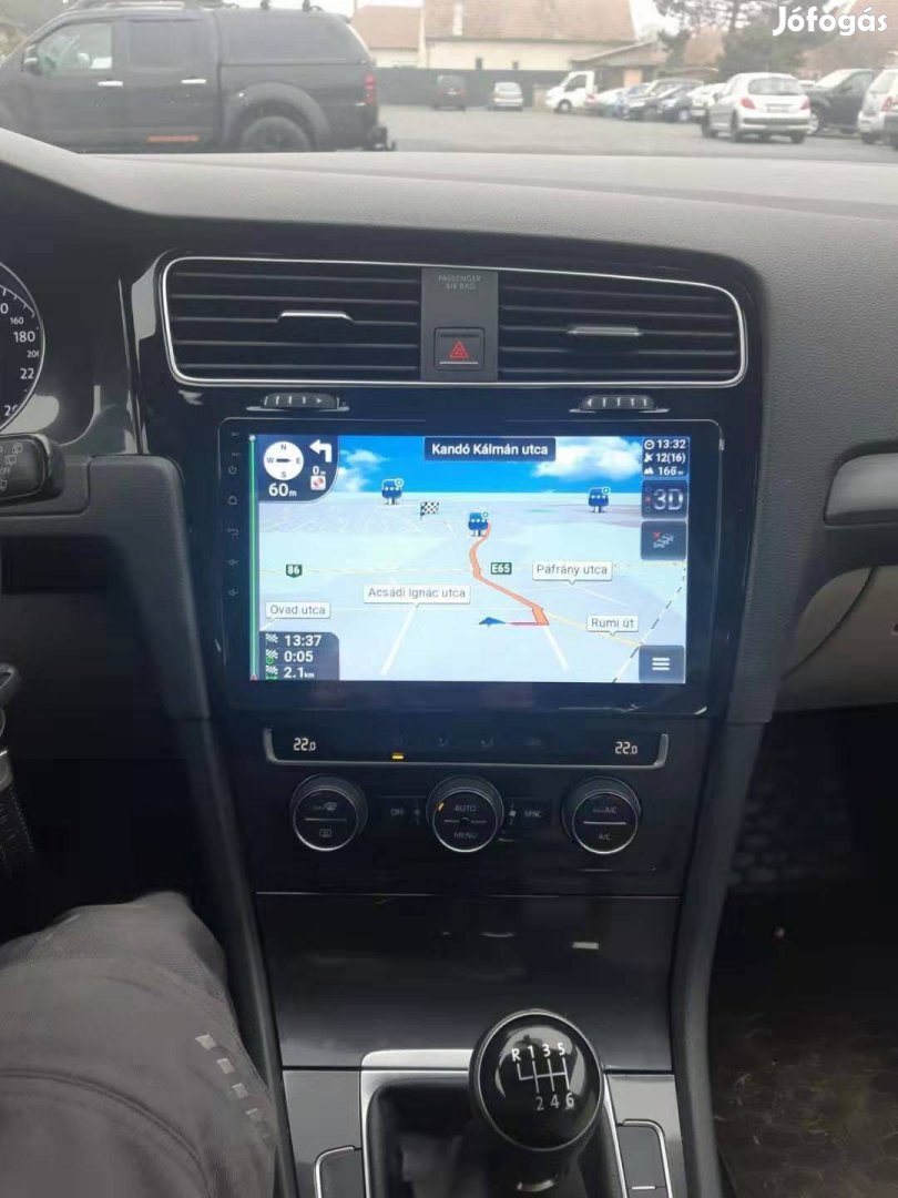 Volkswagen Golf 7 Carplay Android Multimédia GPS Rádió Tolatókamerával