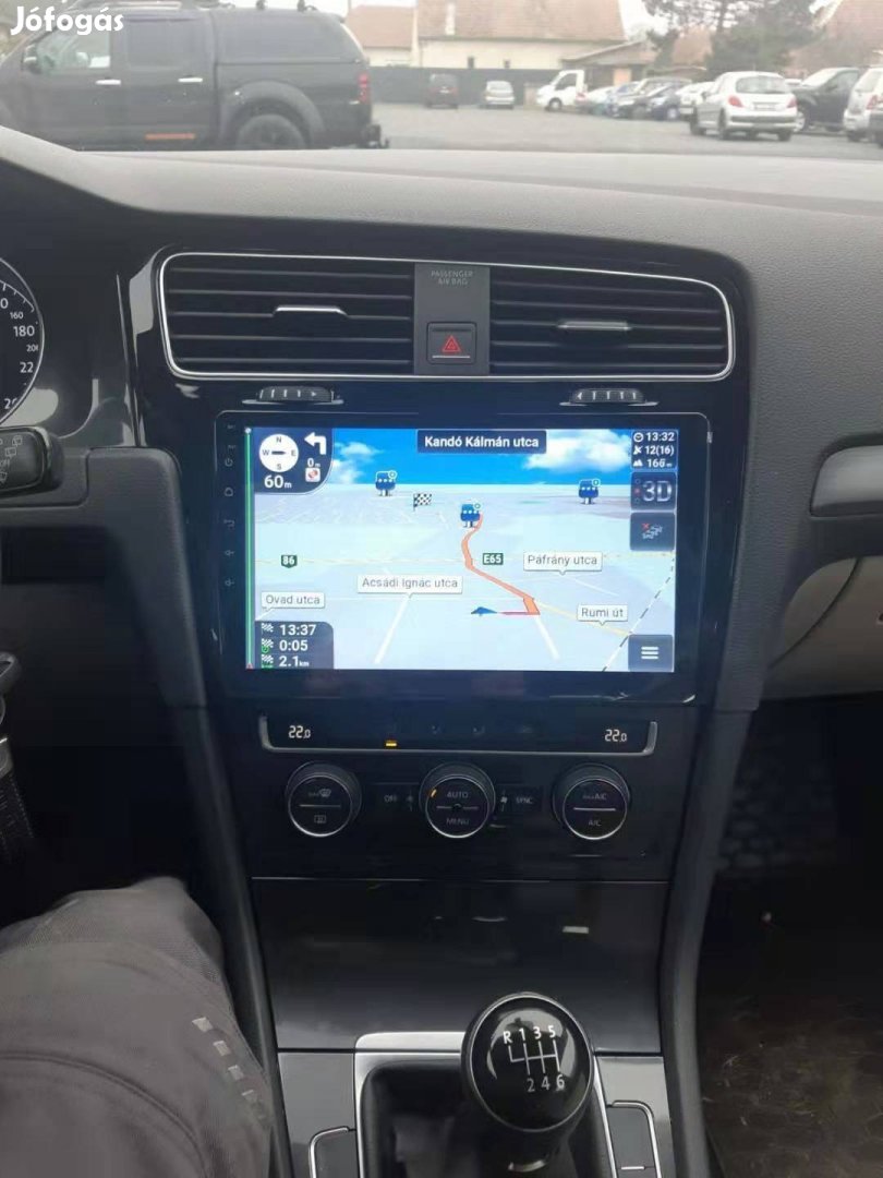 Volkswagen Golf 7 Carplay Multimédia Android GPS Rádió Tolatókamerával