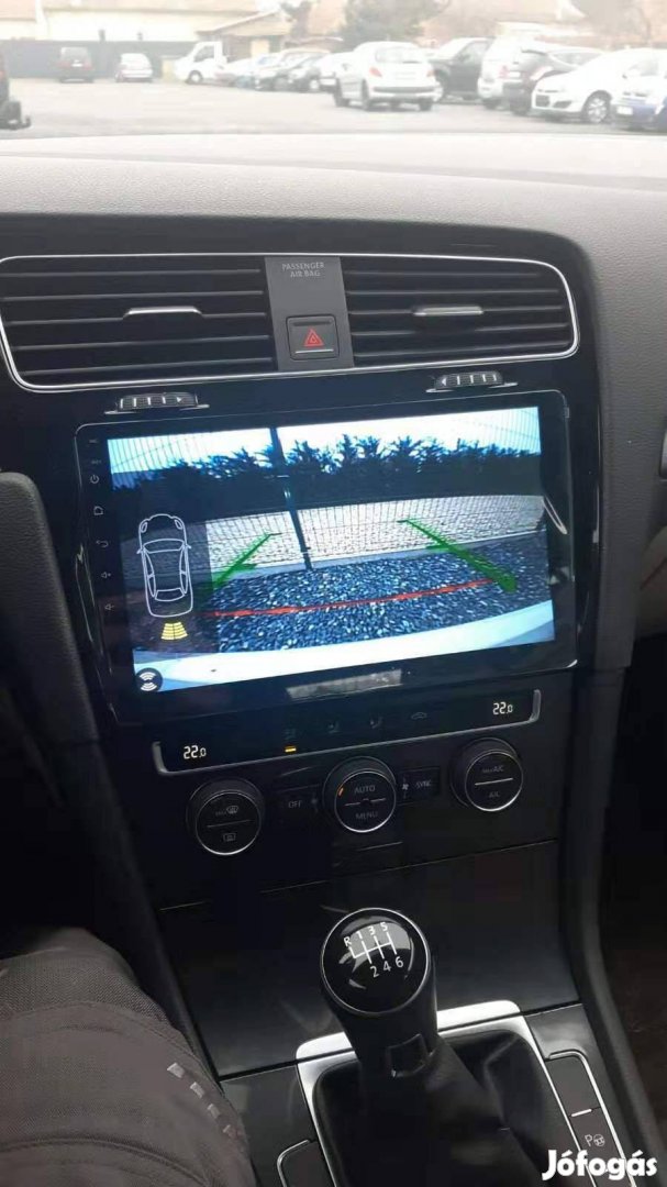 Volkswagen Golf 7 Carplay Multimédia Android GPS Rádió Tolatókamerával