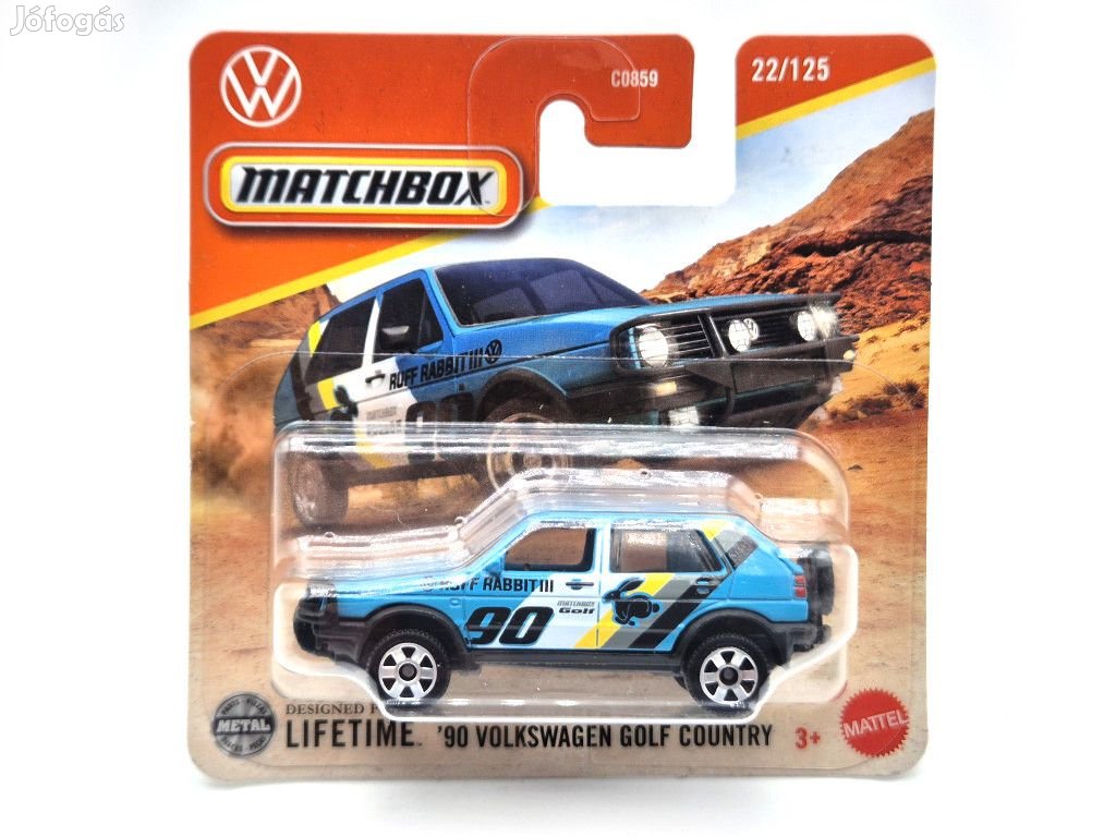 Volkswagen Golf Country (1990) - 22/125 - bliszteres -  Matchbox - 1:
