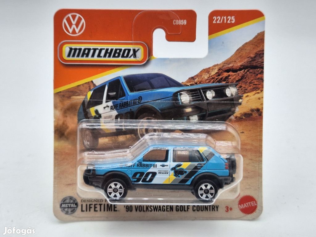 Volkswagen Golf Country (1990) - 22/125 - bliszteres -  Matchbox - 1: