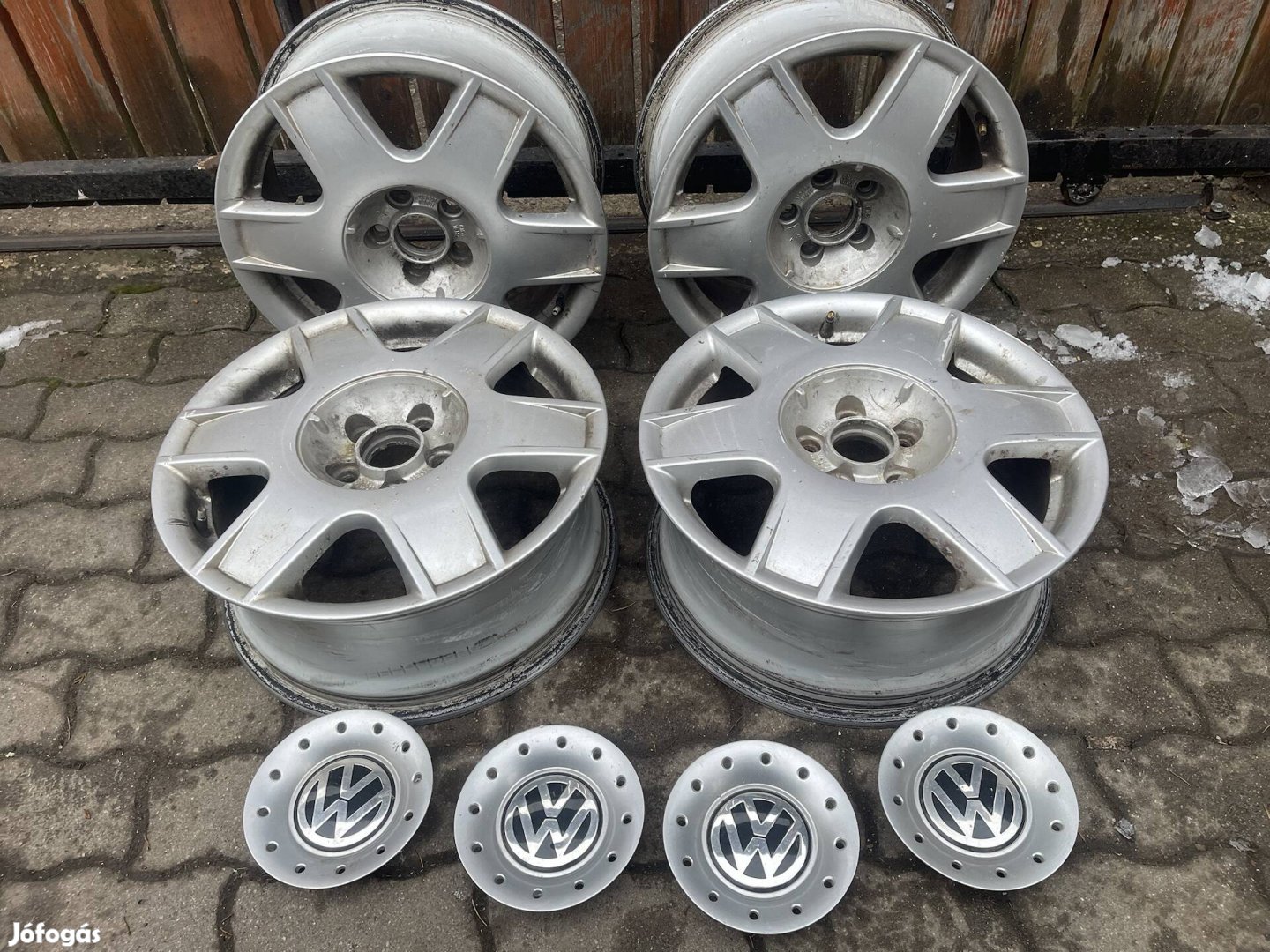 Volkswagen Golf IV gyári 5x100 16" Alufelni szett 1j0601025H