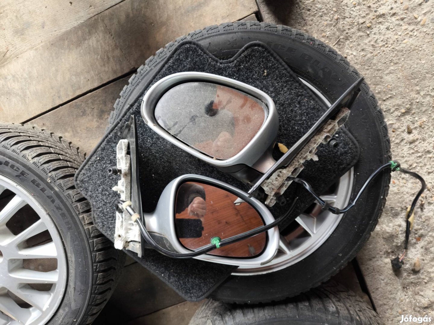 Volkswagen Golf Plus bal jobb fűthető elektromos tükör pár 2db/8e 