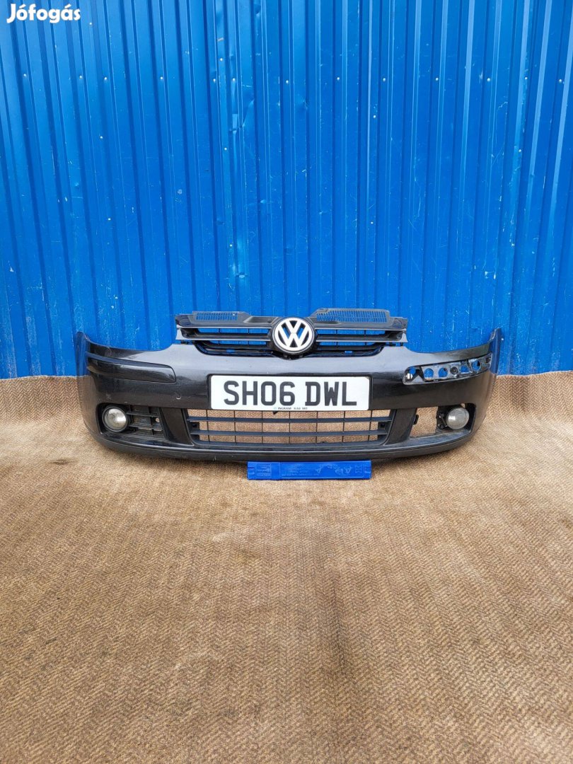 Volkswagen Golf V 5 első lökhárító gyári 1K0807221 fekete