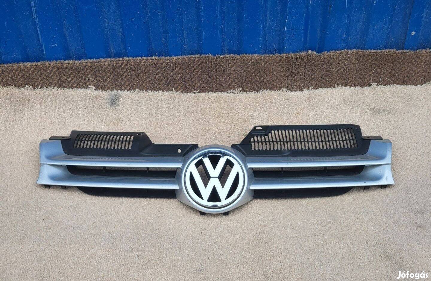 Volkswagen Golf V 5 első lökhárító hűtőrács gyári 1K0853655 ezüst
