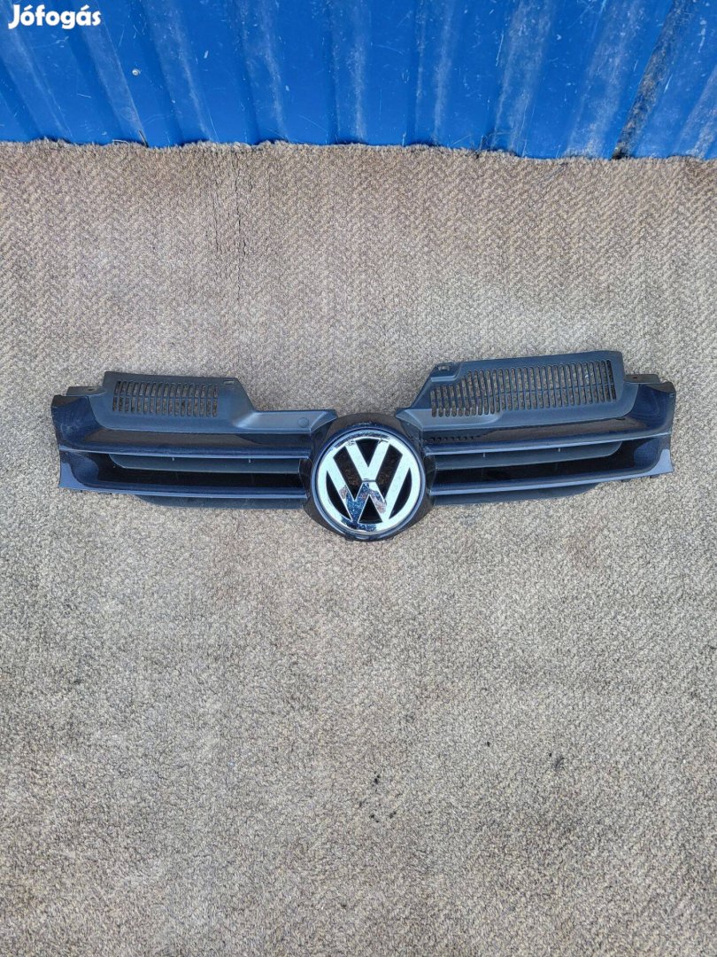 Volkswagen Golf V 5 első lökhárító hűtőrács gyári 1K0853655 fekete