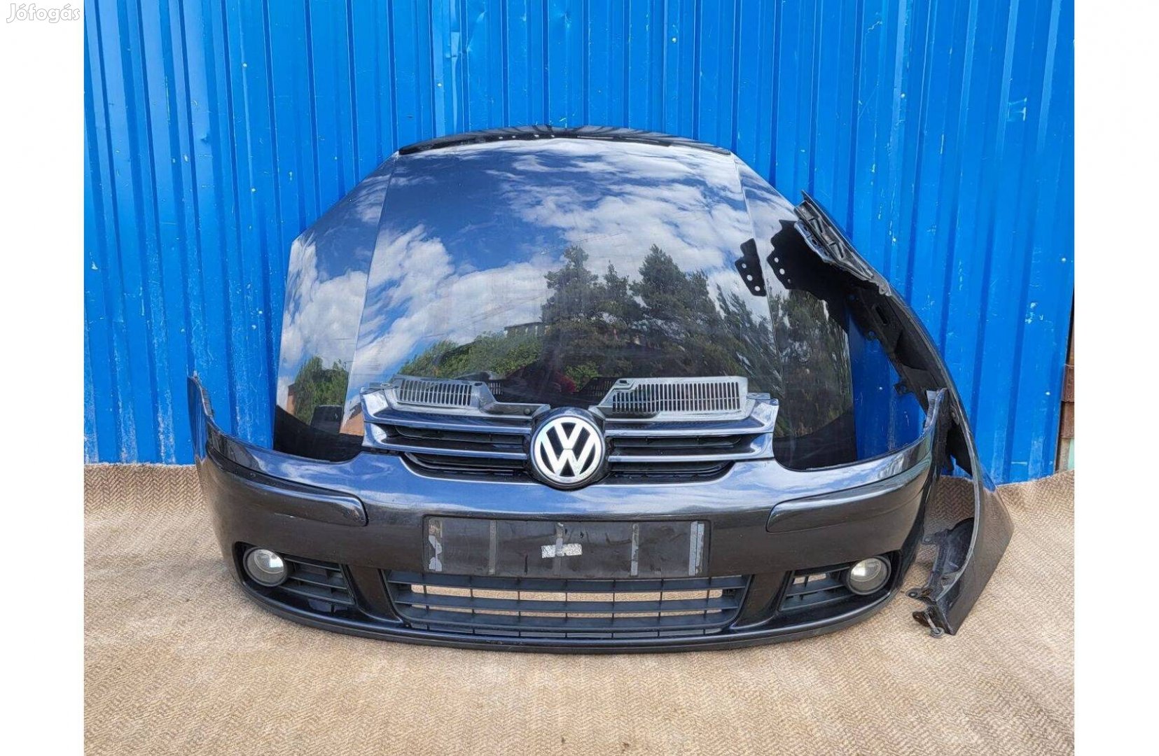 Volkswagen Golf V 5 gyári motorháztető fekete színben