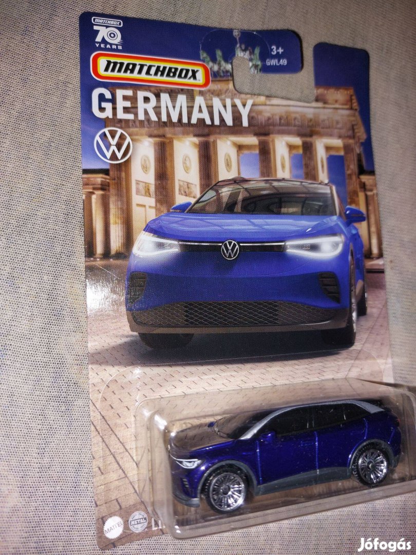 Volkswagen ID4 ID.4 ID 4 Matchbox Match Box Hot Wheels e-autó