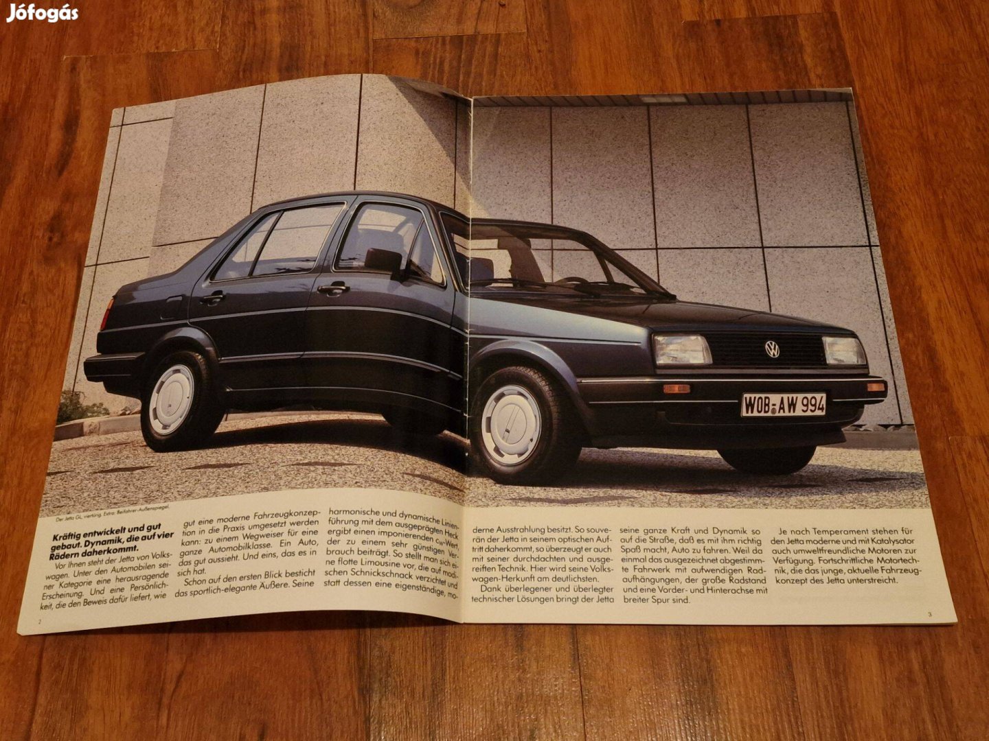 Volkswagen Jetta II Prospektus 1985