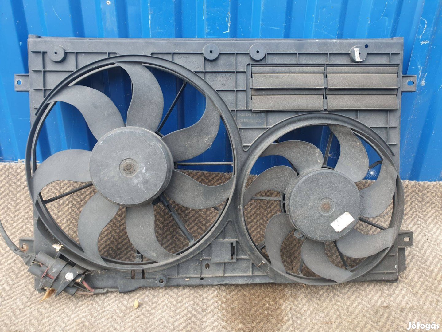 Volkswagen Jetta, Golf 5 V, Audi A3 ventilátor + keret 1K0121207AT