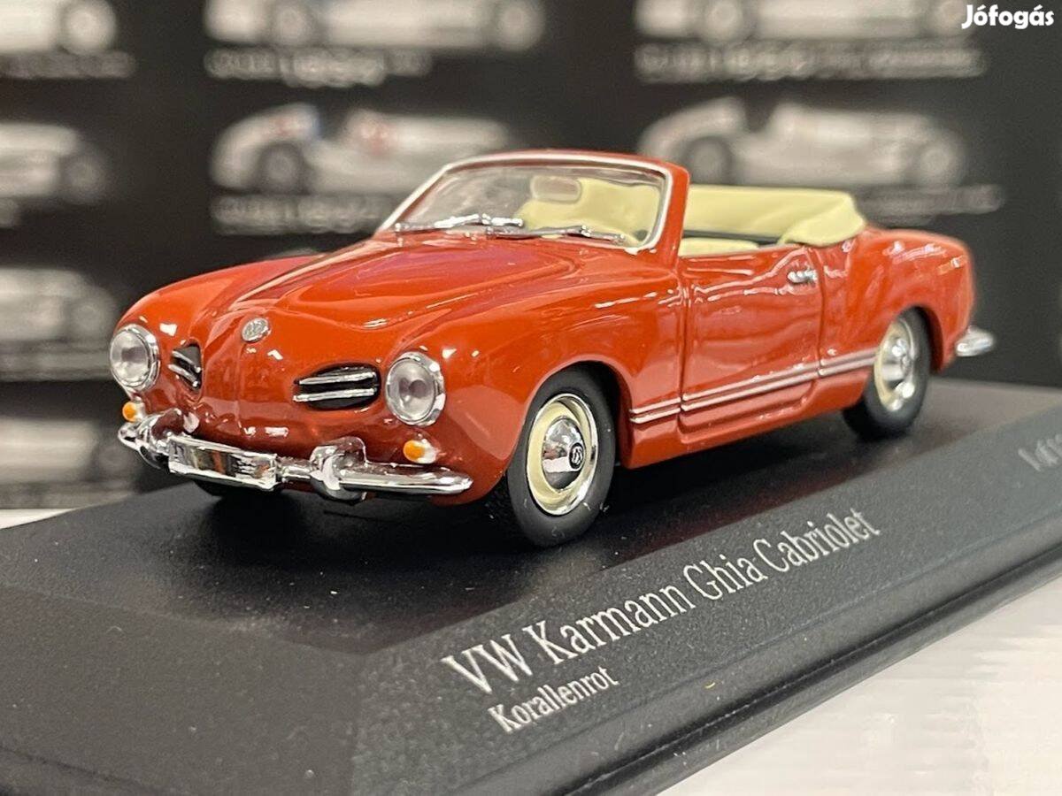 Volkswagen Karmann Ghia Cabriolet 1957 1:43 1/43 Minichamps