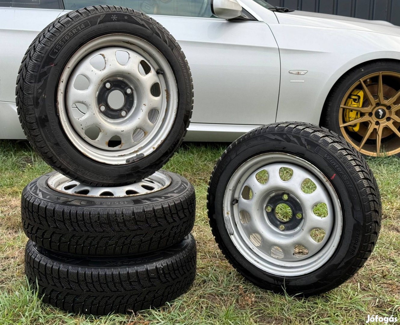 Volkswagen Lupo-Seat Arosa Lemezfelni Garnitúra Téli Gumival Szerelve!