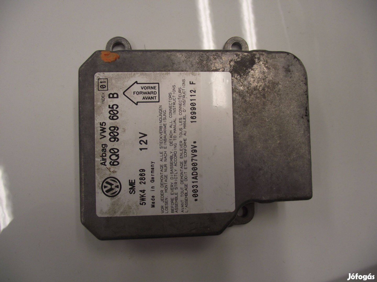 Volkswagen Passat B5 Polo légzsák vezérlő modul 6Q0906605B
