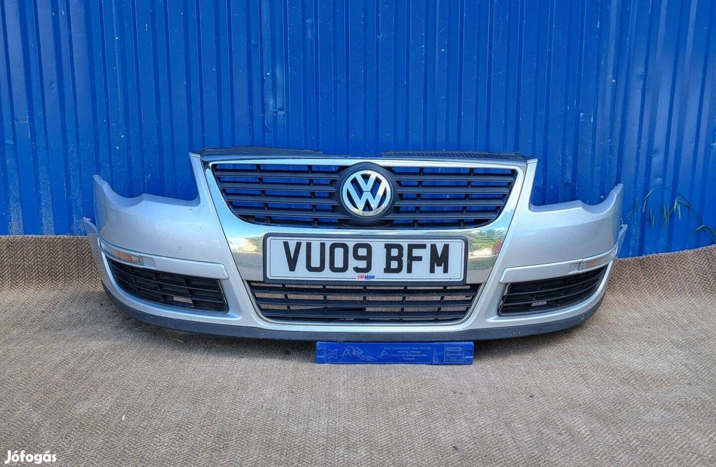 Volkswagen Passat B6 3C 2004-10 gyári 3C0807221C első lökhárító ezüst