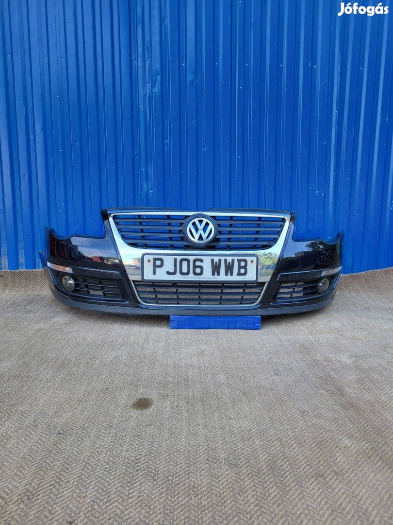 Volkswagen Passat B6 3C 2004-10 gyári 3C0807221C első lökhárító fekete