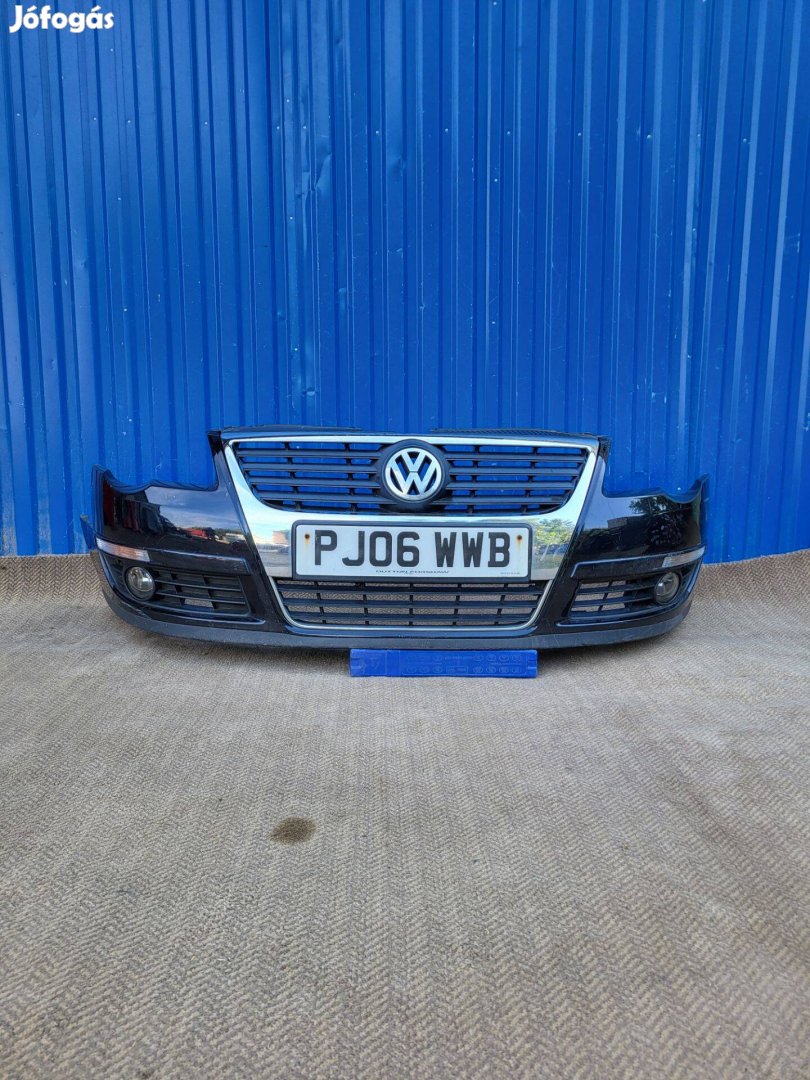Volkswagen Passat B6 3C 2004-10 gyári 3C0807221C első lökhárító fekete