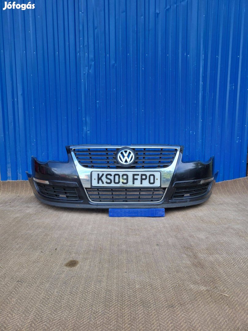 Volkswagen Passat B6 3C 2004-10 gyári 3C0807221C első lökhárító fekete
