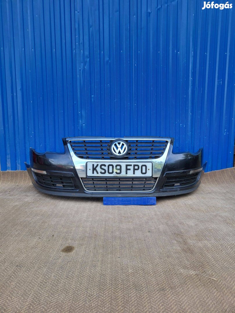 Volkswagen Passat B6 3C 2004-10 gyári 3C0807221C első lökhárító fekete