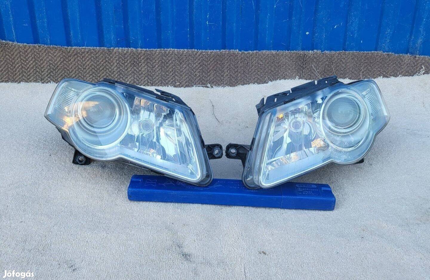 Volkswagen Passat B6 3C 2004-10 gyári Valeo bal, jobb fényszóró