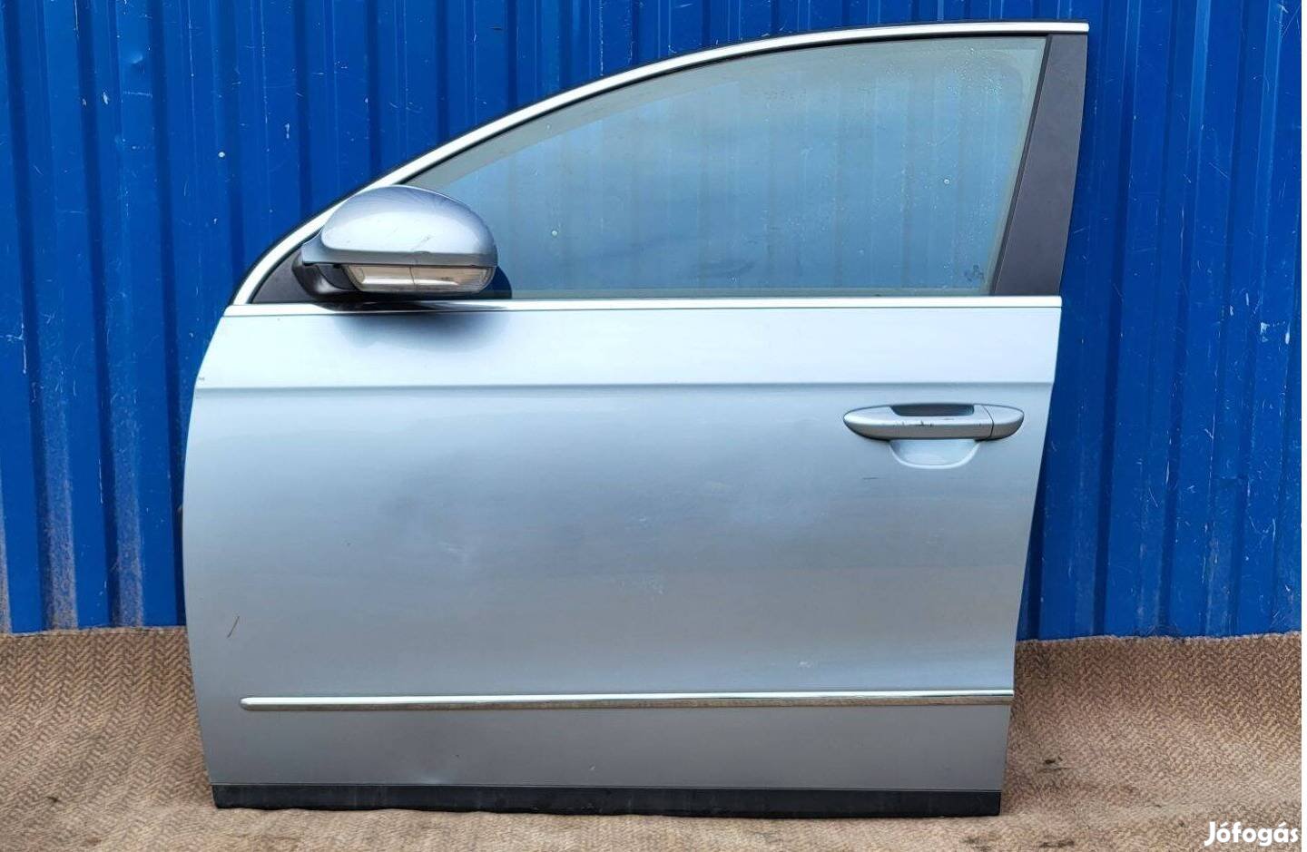 Volkswagen Passat B6 3C komplett bal első ajtó kék rozsdamentes